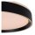 LED Deckenlampe dimmbar blendarm Schwarz 2700K Ø40 cm