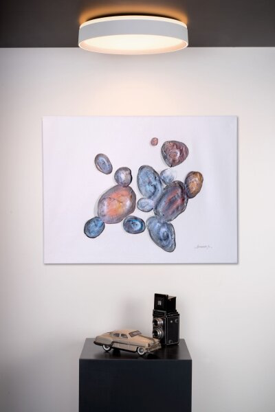 LED Deckenlampe dimmbar blendarm Weiß 2700K Ø40 cm