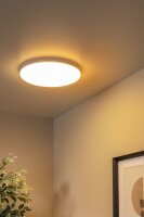LED Deckenleuchte Opalweiß CCT 3000-6500K IP44...