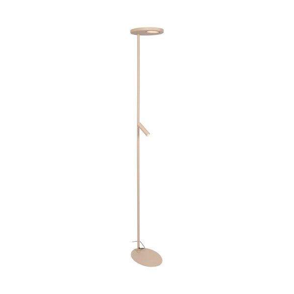 LED Stehlampe schwenkbar Taupe CCT 2700-4000K H:177 cm