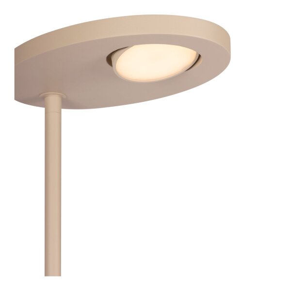 LED Stehlampe schwenkbar Taupe CCT 2700-4000K H:177 cm