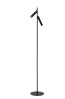 LED Stehleuchte schwenkbar Touch Schwarz 3000K 140 cm