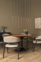 Pendelleuchte verstellbar Kaffeebraun G9 L:120 cm