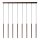 Pendelleuchte verstellbar Kaffeebraun G9 L:120 cm