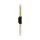 Außenwandlampe Up Down Glas Schwarz E27 IP54 H:62 cm