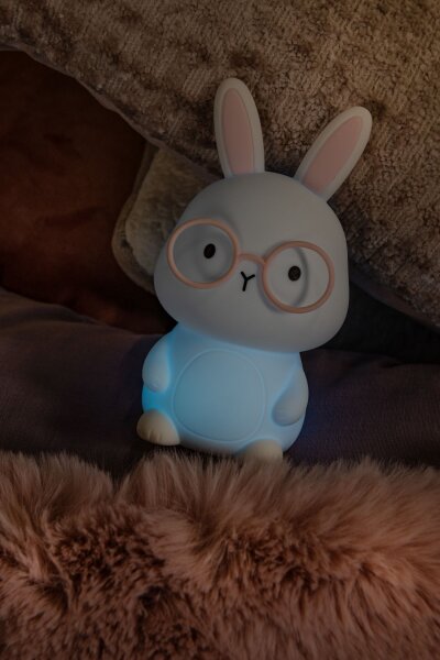 LED Nachtlicht Akku Touch dimmbar Hase RGB 2700K Kinder