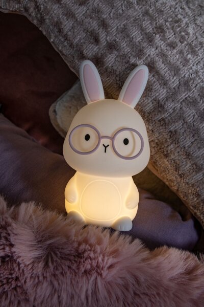 LED Nachtlicht Akku Touch dimmbar Hase RGB 2700K Kinder