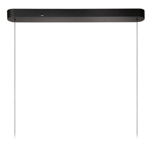 LED Pendelleuchte Schwarz Ring CCT 2200-3000K L:80 cm