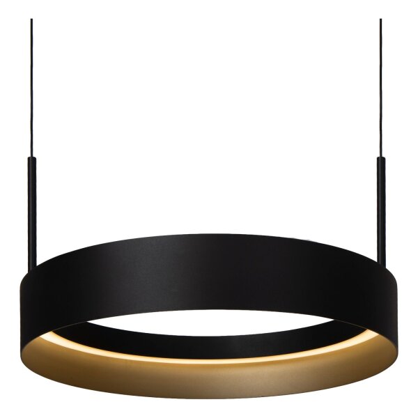 LED Pendelleuchte Alu Schwarz CCT 2200-3000K L:166 cm