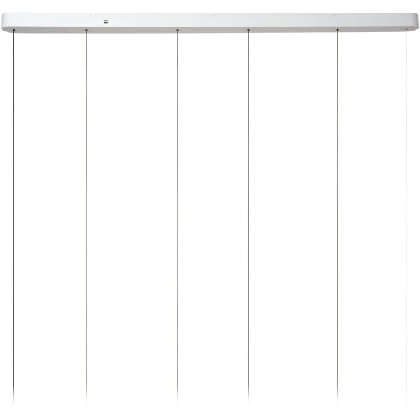 LED Pendelleuchte Alu Weiß 3-flammig 2200-3000K