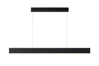 LED H&auml;ngelampe Up Down Metall Schwarz 2700K L:119 cm
