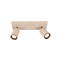 Deckenlampe schwenkbar drehbar Alu Taupe GU10 L:28 cm