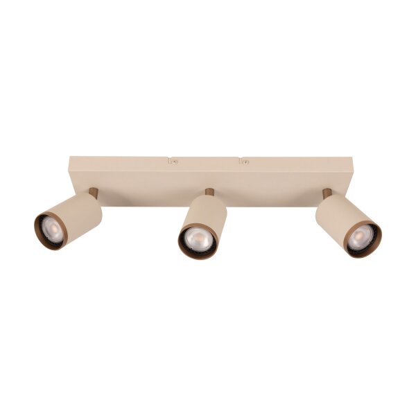 Deckenleuchte schwenkbar drehbar Alu Taupe GU10 L:40 cm