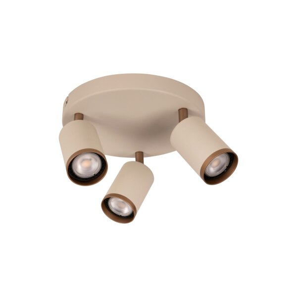 Deckenlampe verstellbar Aluminium Taupe GU10 B:21 cm