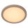 LED Deckenlampe blendarm Taupe 2200-3000K IP44 &Oslash;19 cm