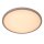 LED Deckenlampe blendarm Taupe 2200-3000K IP44 &Oslash;40 cm