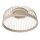 LED Deckenlampe dimmbar Taupe CCT 2200-4000K Ø39 cm