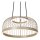 LED Pendelleuchte dimmbar Alu Taupe 2200-4000K Ø40 cm
