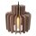 Hängelampe Filz Glas Schwarz Taupe E27 Ø40 cm modern