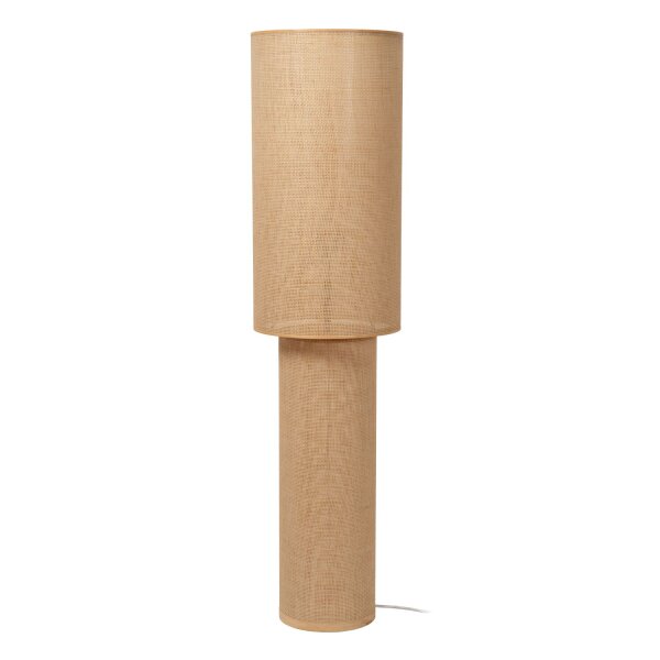 Stehlampe blendarm Bambus Natur E27 H:120 cm modern
