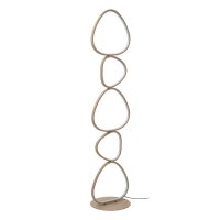 LED Stehleuchte dimmbar Taupe CCT 2700-4000K H:141 cm