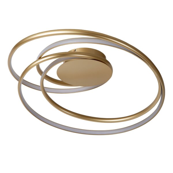 LED Deckenlampe Messing Aluminium 2700K B:64 cm