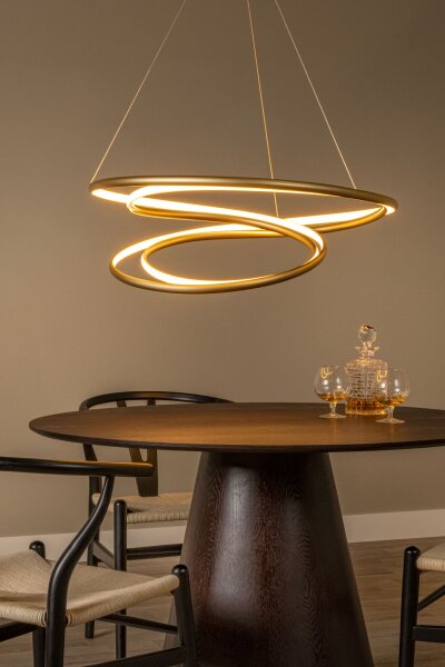 LED Hängelampe Messing Aluminium 2700K Ø80 cm