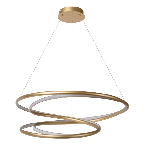 LED Hängelampe Messing Aluminium 2700K Ø80 cm