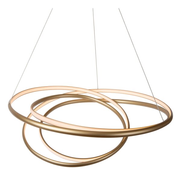 LED Hängelampe Messing Aluminium 2700K Ø80 cm
