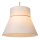 Pendelleuchte blendarm Papier Beige Weiß E27 Ø45 cm
