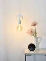 Wandlampe Weiß Vintage minimalistisch E27 B:10 cm