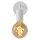 Wandlampe Weiß Vintage minimalistisch E27 B:10 cm
