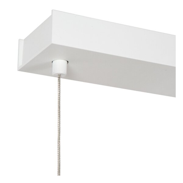 LED Hängelampe Weiß Aluminium 2700K L:147,7 cm
