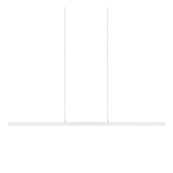 LED Hängelampe Weiß Aluminium 2700K L:147,7 cm