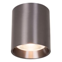 LED Deckenspot Schwarz-Chrom CCT 2700-4000K B:8 cm rund