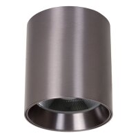 LED Deckenspot Schwarz-Chrom CCT 2700-4000K B:8 cm rund
