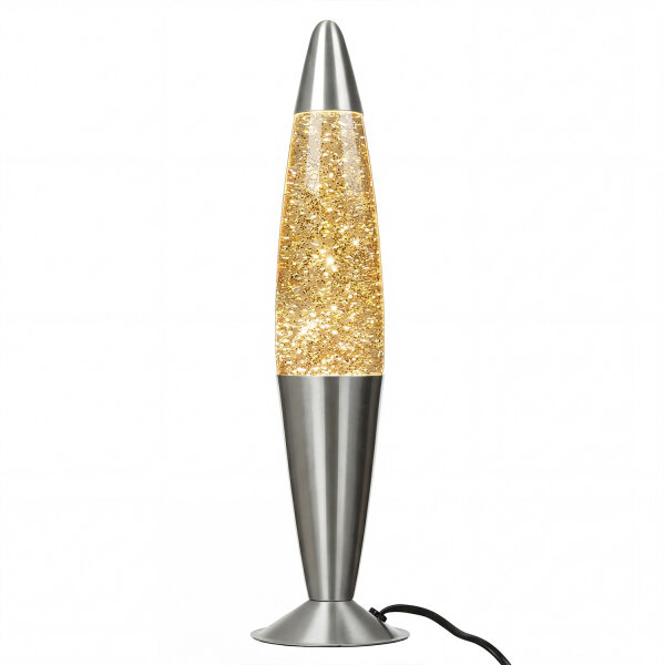 Elégante lampe à lave paillettes en 40cm G9 Retro ROXY