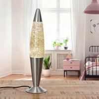 Elégante lampe à lave paillettes en 40cm G9...