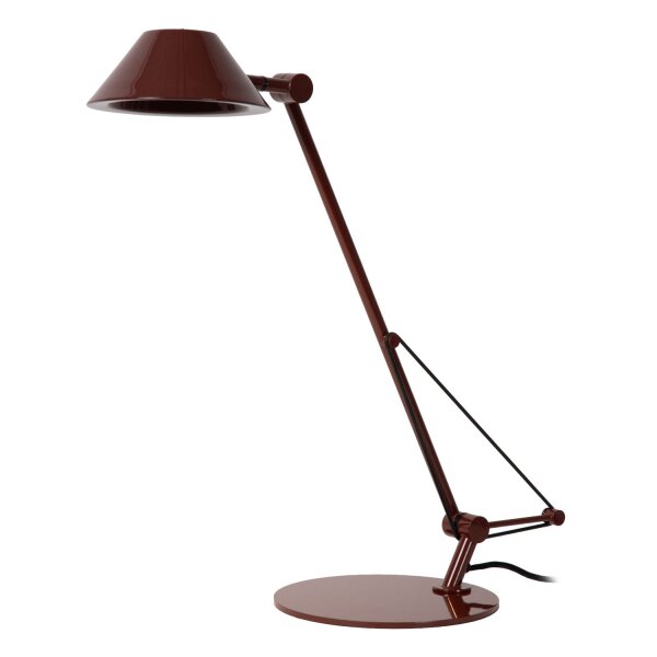 LED Tischlampe flexibel Bordeaux 3000K 46,5 cm