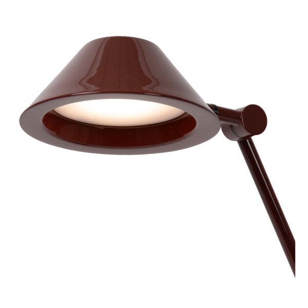 LED Tischlampe flexibel Bordeaux 3000K 46,5 cm