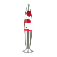 Lampe à lave remarquable Rouge Transparent H:36cm...