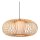 Hängelampe verstellbar Bambus Holz E27 L:84,5 cm rund