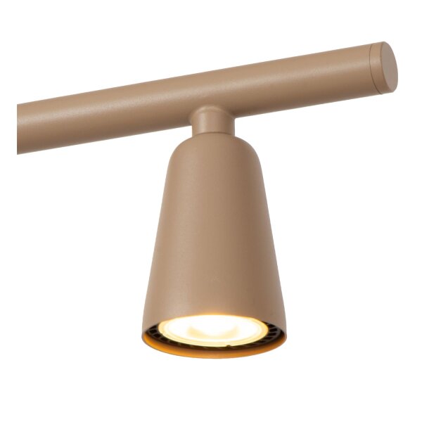 Hängelampe verstellbar Taupe Schwarz GU10 L:95 cm