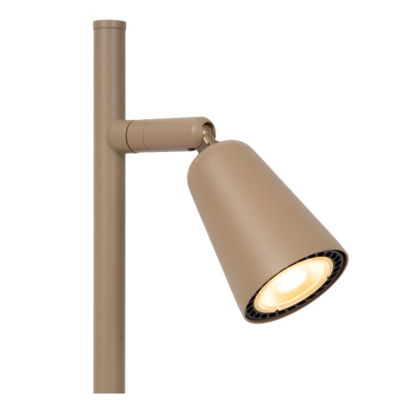 Tischlampe verstellbar Taupe GU10 H:46 cm modern