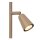 Tischlampe verstellbar Taupe GU10 H:46 cm modern