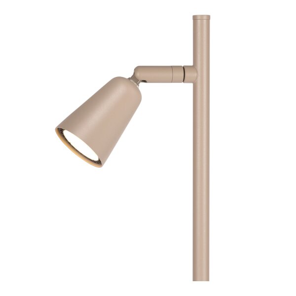 Stehleuchte flexibel Metall Taupe 2-flammig GU10