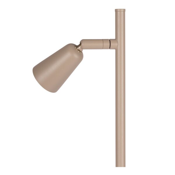 Stehleuchte flexibel Metall Taupe 2-flammig GU10