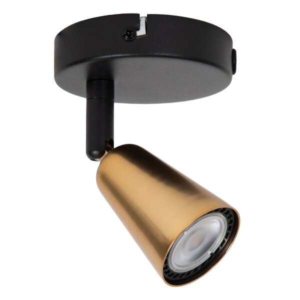 Deckenleuchte verstellbar Metall Champagner GU10