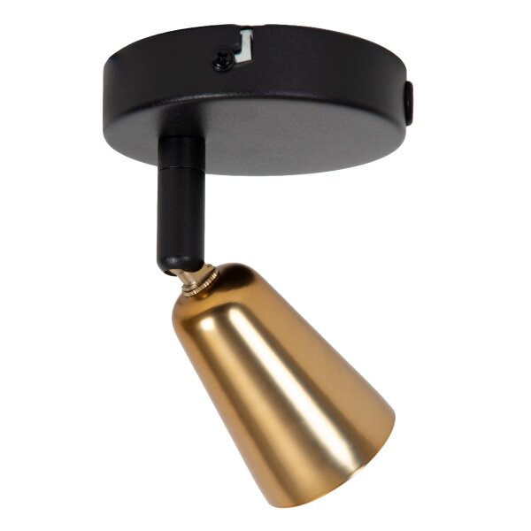 Deckenleuchte verstellbar Metall Champagner GU10