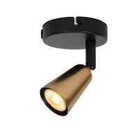 Deckenleuchte verstellbar Metall Champagner GU10
